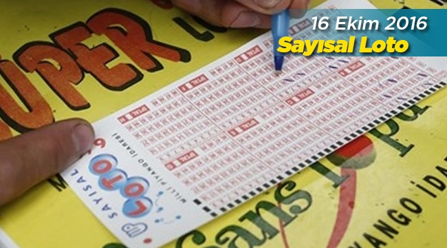 Sayısal Loto sonuçları 15 Ekim çekilişi ile belirlendi - Milli Piyango İdaresi (1)