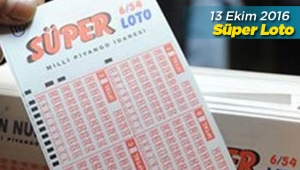 Süper Loto sonuçları 13 Ekim çekilişi ile belli oldu