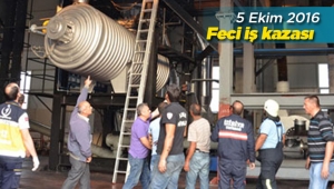 Tekirdağ'da korkunç iş kazası! Geri dönüşüm fabrikasında lastik eritme kazanına düşerek öldü