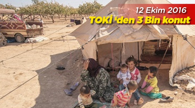 TOKİ Cerablus'ta 3 bin konut inşaa edecek