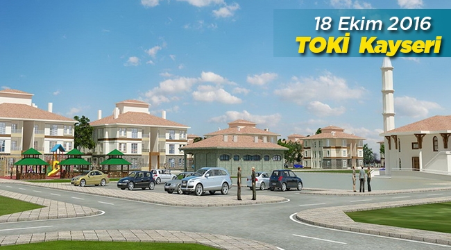 TOKİ Kayseri İncesu 'da 843 konutluk yeni proje