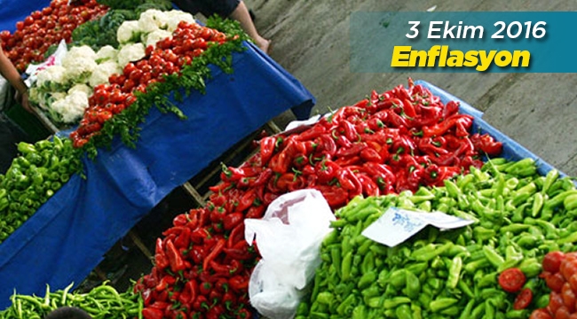 Yurt içi üretici fiyat endeksi (Yİ-ÜFE) aylık yüzde 0.29 arttı - Eylül 2016 Enflasyon (1)