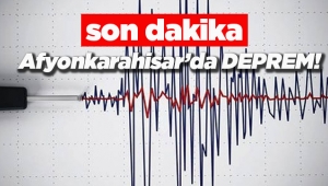 Afyon'da deprem! Afyonkarahisar'da 3.5 büyüklüğünde deprem - Son depremler