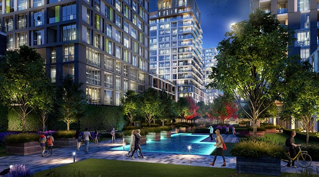 Akzirve, Strada Bahçeşehir projesi yüzde 1 peşinatla satılık evler