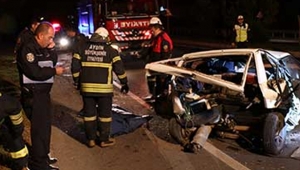 Aydın'da feci trafik kazası: 1 ölü, 2 yaralı