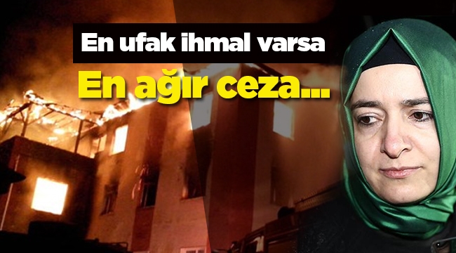 Bakan Fatma Betül Kaya Adana'da "İhmali olanlar cezasını çekecek"