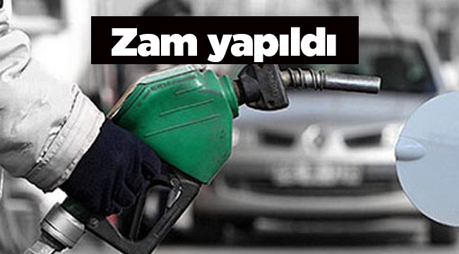 Benzin ve motorin fiyatlarına yeni zam