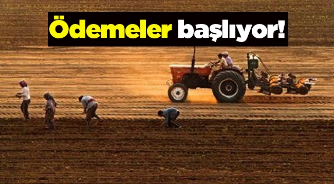 Binlerce çiftçi için destek ödemeleri başlıyor