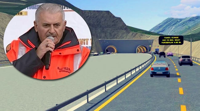 Dünyadaki en uzun ikinci tüneli "Ovit Tüneli"nde ışık göründü