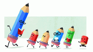 Google 24 Kasım'da hazırladığı Doodle ile Öğretmenleri unutmadı