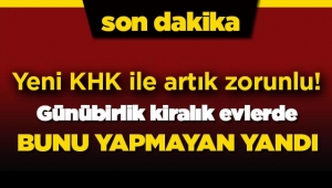 Günübirlik kiralık evlerde bunu yapmayan yandı (Yeni KHK'da bu da var)