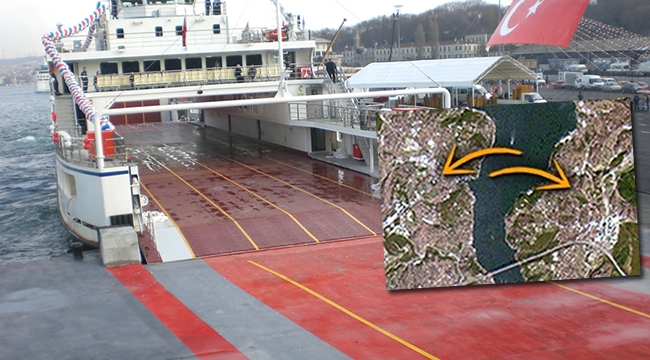 İstanbul Boğazı'na İstinye-Çubuklu arasında arabalı vapur hattı