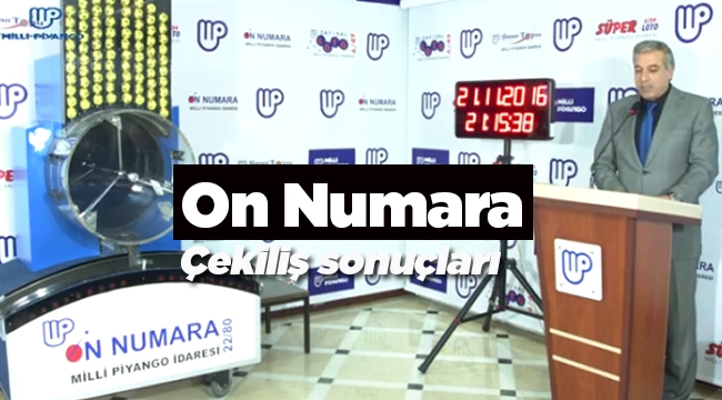 On Numara sonuçları 21 Kasım çekilişi ile belli oldu - Milli Piyango On Nnmara devretti