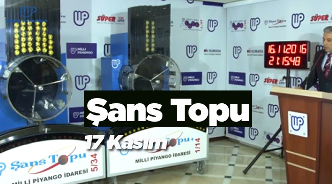Şans Topu sonuçları 16 Kasım çekilişi ile belli oldu - Milli Piyango 5+1'i 3 kişi bildi