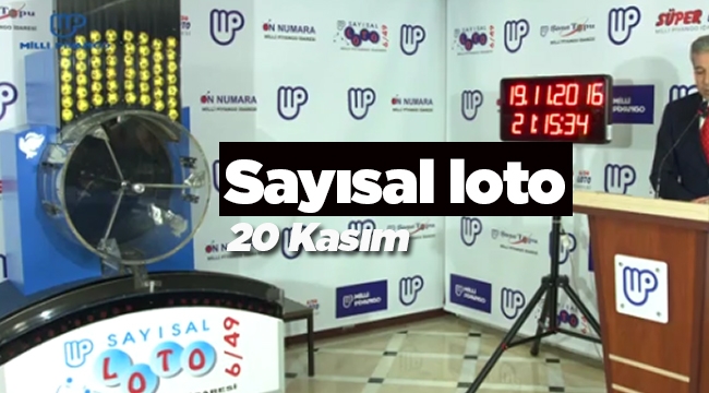 Sayısal Loto çekiliş sonuçları 19 Kasım 2016  - Milli Piyango Sayısal Loto devretti