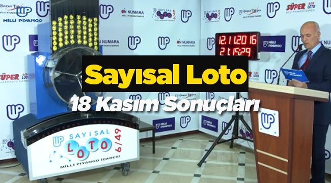 Sayısal Loto sonuçları 12 Kasım çekilişi ile belirlendi - Milli Piyango Sayısal Loto devretti