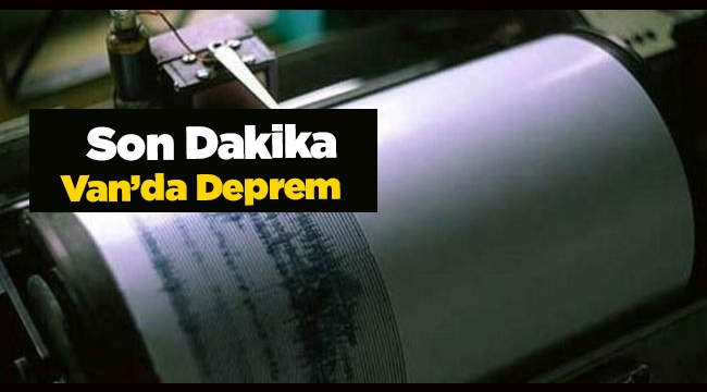 Van Özalp'te 4.2 büyüklüğünde deprem - Son depremler