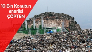 10 bin konutun enerjisi çöpten