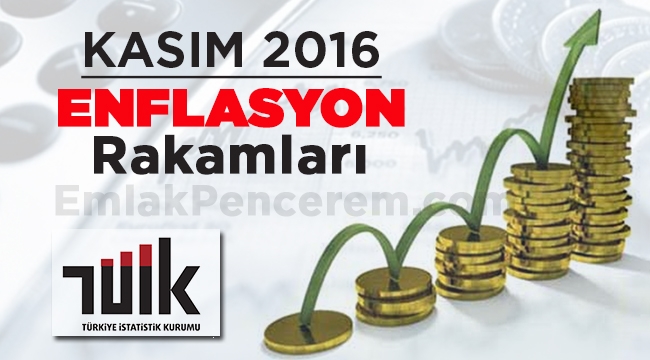 2016 yılı Kasım ayına ilişkin ilk enflasyon rakamları (TEFE-TÜFE) açıklandı