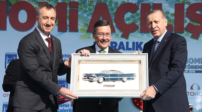 Ankara'da dev otomobil merkezi açılışı:  Otonomi açılışını Cumhurbaşkanı Erdoğan yaptı (1)