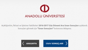 AÖF vize sınav sonuçları açıklandı! - Tıkla AÖF sonuç sorgula (2017_1)