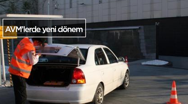 AVM'lerde sivil polisli kontroller başladı