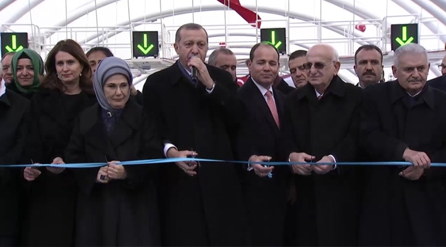 Avrasya Tüneli dualarla açıldı