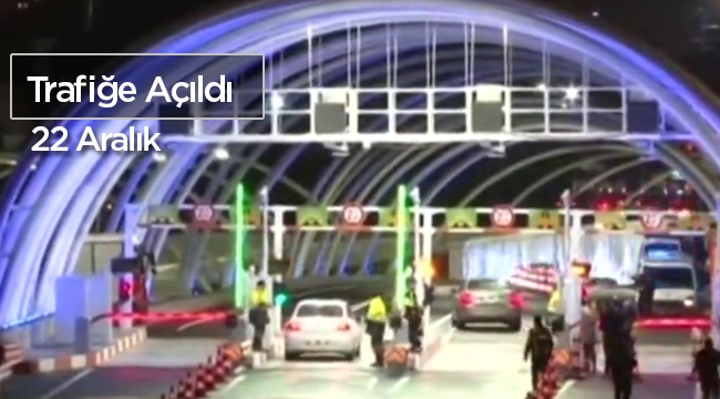 Avrasya Tüneli trafiğe açıldı! Vatandaş ilk kez geçti