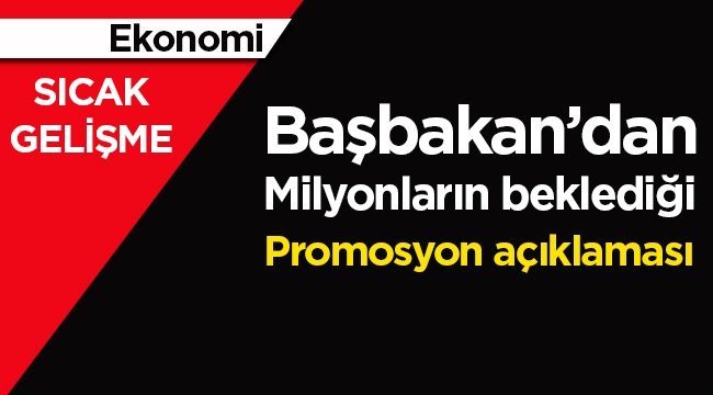 Başbakan Yıldırım'dan beklenen emekli promosyonu açıklaması