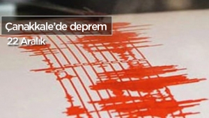 Çanakkale'de deprem! Son depremler Ayvacık'da 3.0 büyüklüğünde korkutan deprem