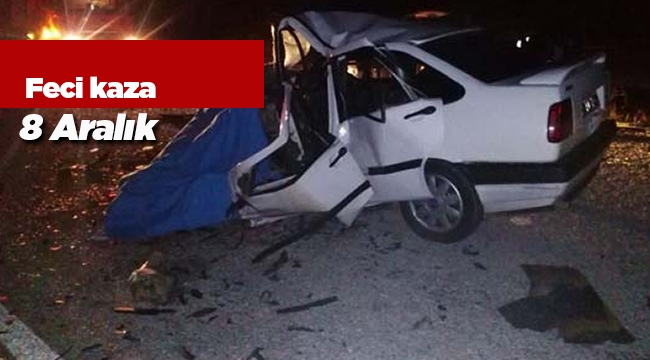 Çorum'da feci trafik kazası : 3 ölü