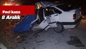 Çorum'da feci trafik kazası : 3 ölü