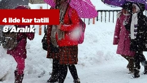 Eğitime kar engeli! Kar yağdı o illerde okullar tatil edildi
