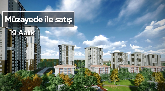 Emlak Konut Başakşehir Evleri'nde 504 konut ihale ile satılacak