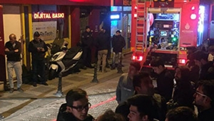 İstanbul'da erkek öğrenci yurdunda yangın paniği