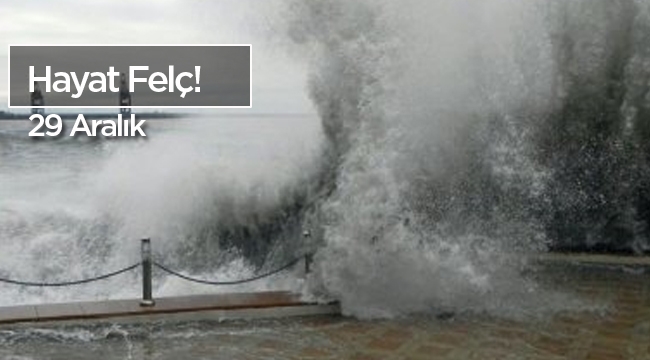 İstanbul'da fırtına hayatı felç etti!