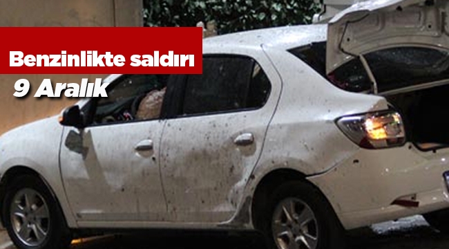 İstanul'da Benzin istasyonunda bulunan park edilmiş araca el yapımı patlayıcı atıldı