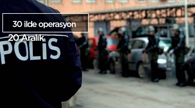 Konya merkezli 30 ilde eş zamanlı FETÖ operasyonu başlatıldı