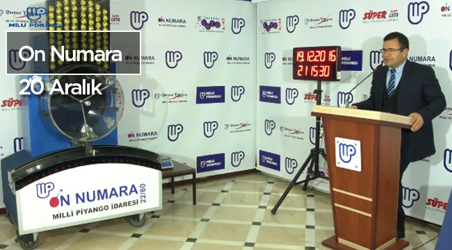 On Numara sonuçları (19 Aralık 2016 - 750. Hafta) çekilişi ile belli oldu - Milli Piyango