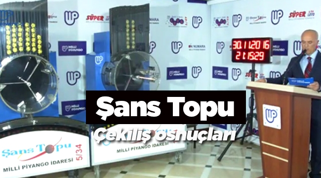 Şans Topu sonuçları 30 Kasım 2016 - 807.hafta çekilişi - Milli Piyango Şans Topu 5+1 devretti