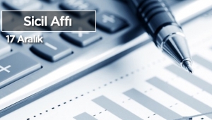 Sicil affı çalışması tamam