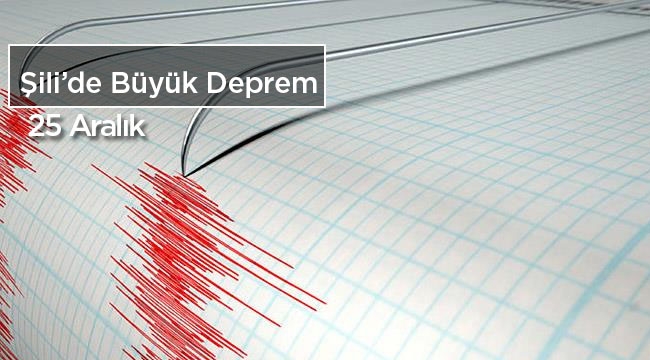 Şili'de büyük deprem!