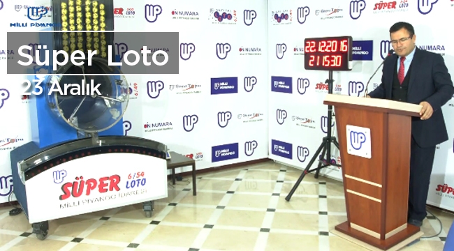 Süper Loto sonuçları! 4 hafta art arda devretti