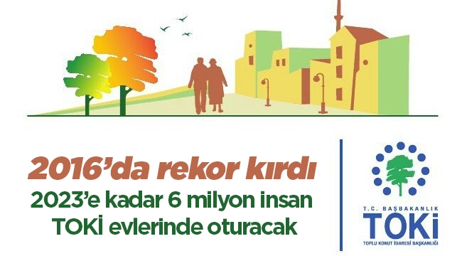 TOKİ 2016'da 64 bin sosyal konut ile rekor kırdı