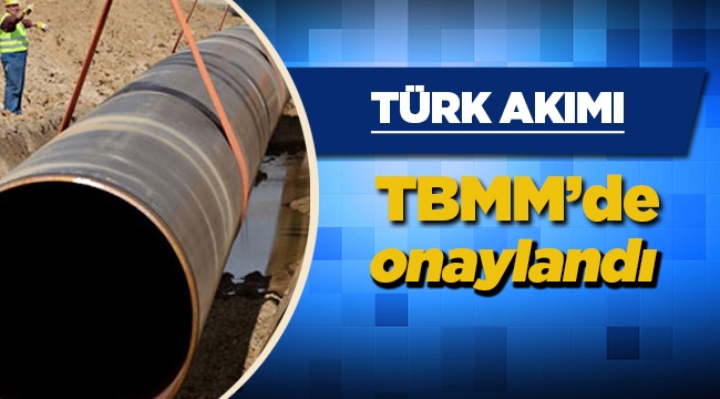 Türk Akımı projesi, TBMM Genel Kurulu'nda onaylandı