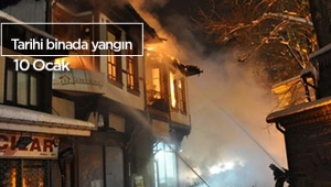 185 yıllık tarihi bina küle döndü