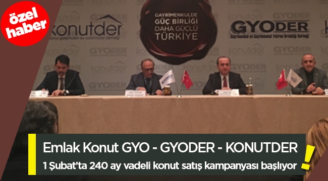 20 yıl vadeli binlerce konut bu kampanyada satışa çıkıyor