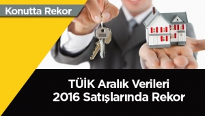 2016'da ne kadar konut satıldı? İkinci el, sıfır, ipotekli konut satış rakamları