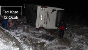 Bilecik Bozüyük'te feci trafik kazası! Yolcu otobüsü devrildi: 31 yaralı