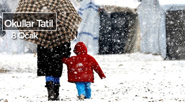 Bursa'daki okullara kar tatili